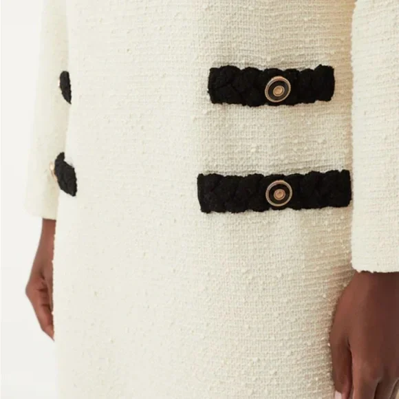 Tuckernuck Cream Sheath Dress with Peter Pan Collar - Picture 9 of 16